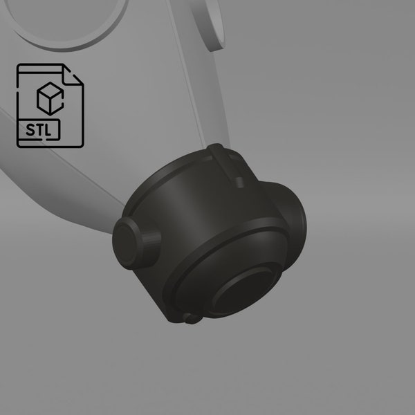 Korps commissar gas mask add-on