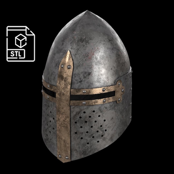 Sugarloaf helmet — 13th century