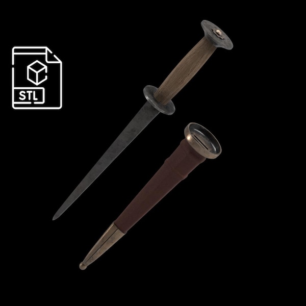 Rondel dagger — 14th century