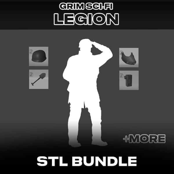 Legion infantry STL bundle
