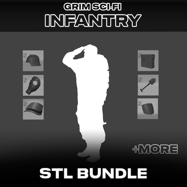 Korps infantry STL bundle